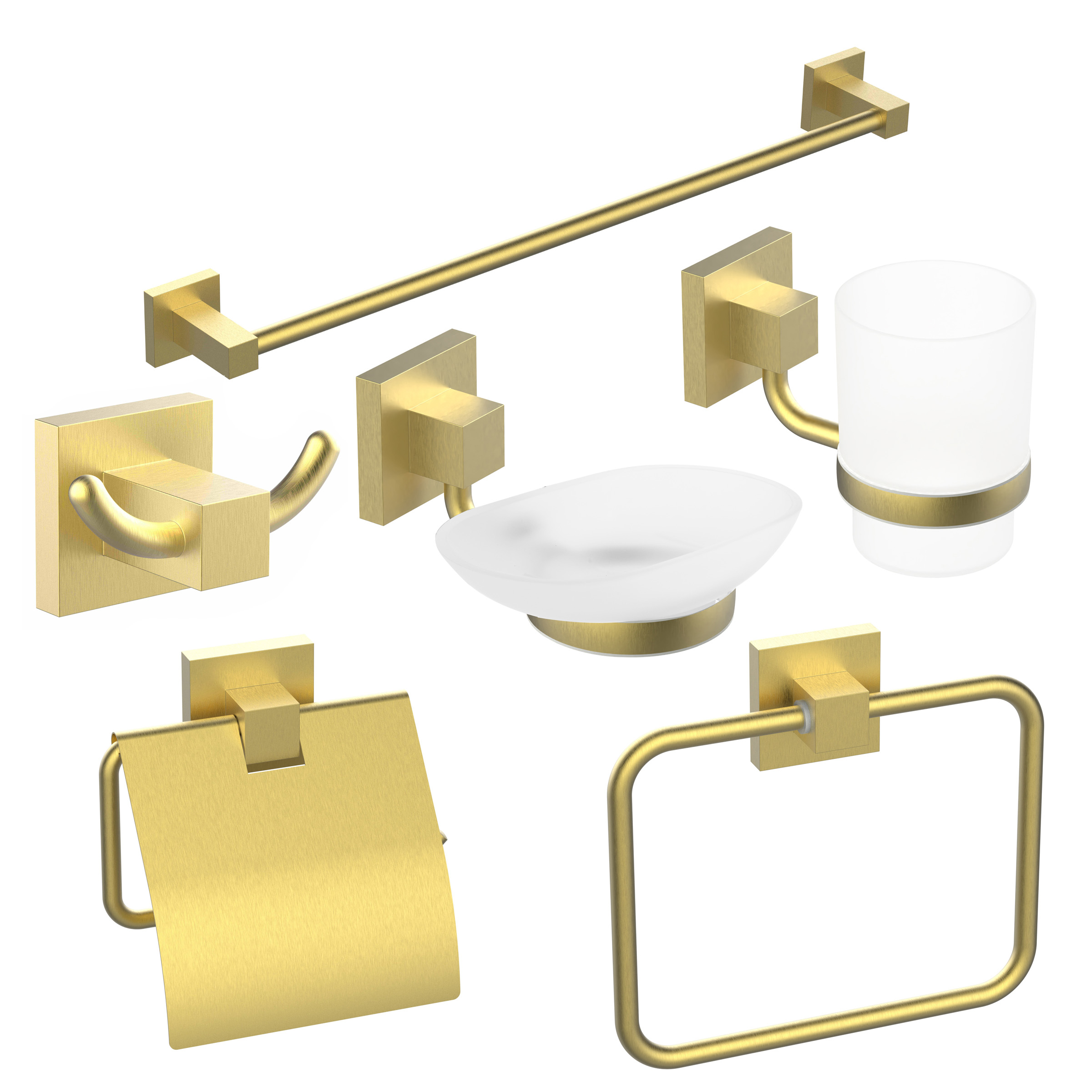 Accesorios Creta Oro Mate